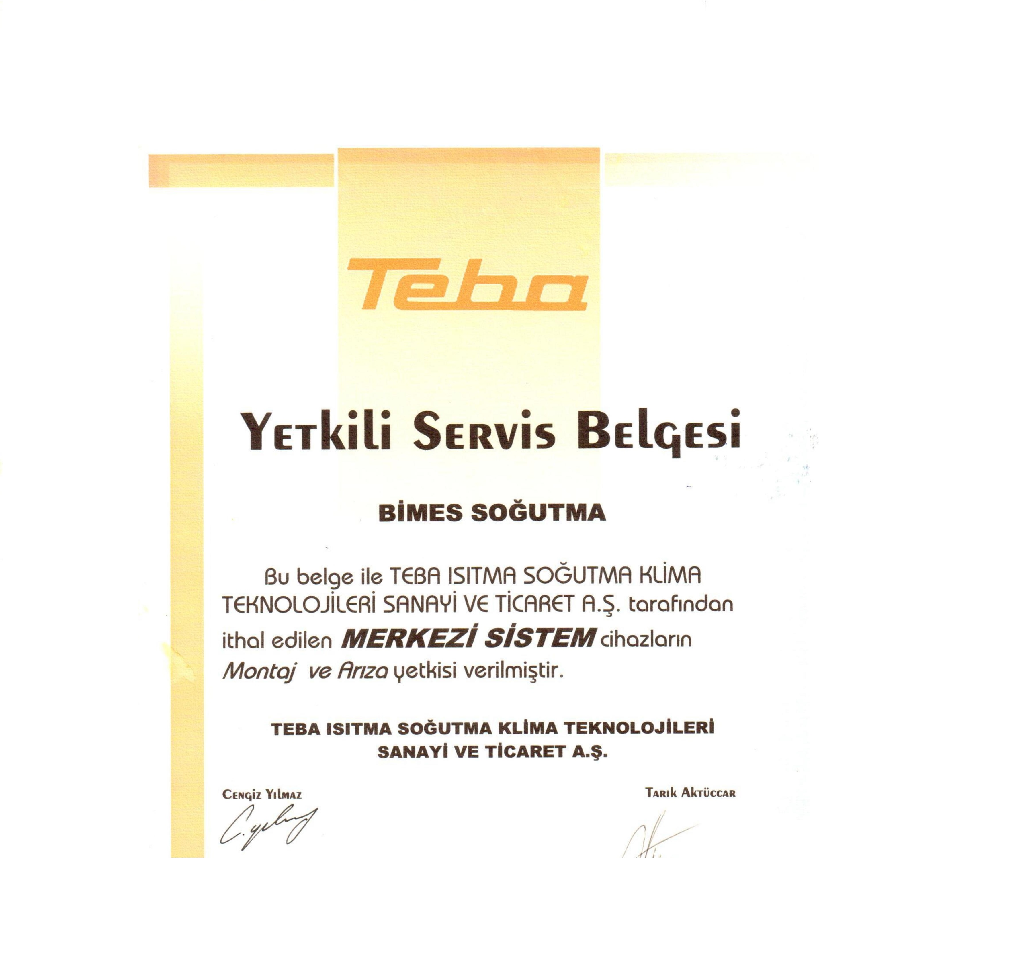 Teba Yetkili Servis